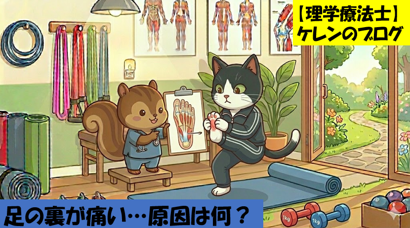 足の裏が痛い…原因は何？【理学療法士が解説】のアイキャッチ画像