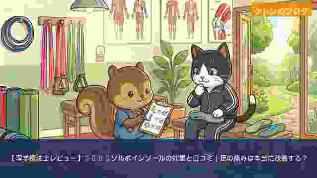 【理学療法士レビュー】DSISソルボインソールの効果と口コミ｜足の痛みは本当に改善する？のアイキャッチ画像
