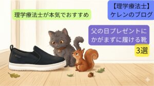 転倒予防になる靴3選（男性向け）