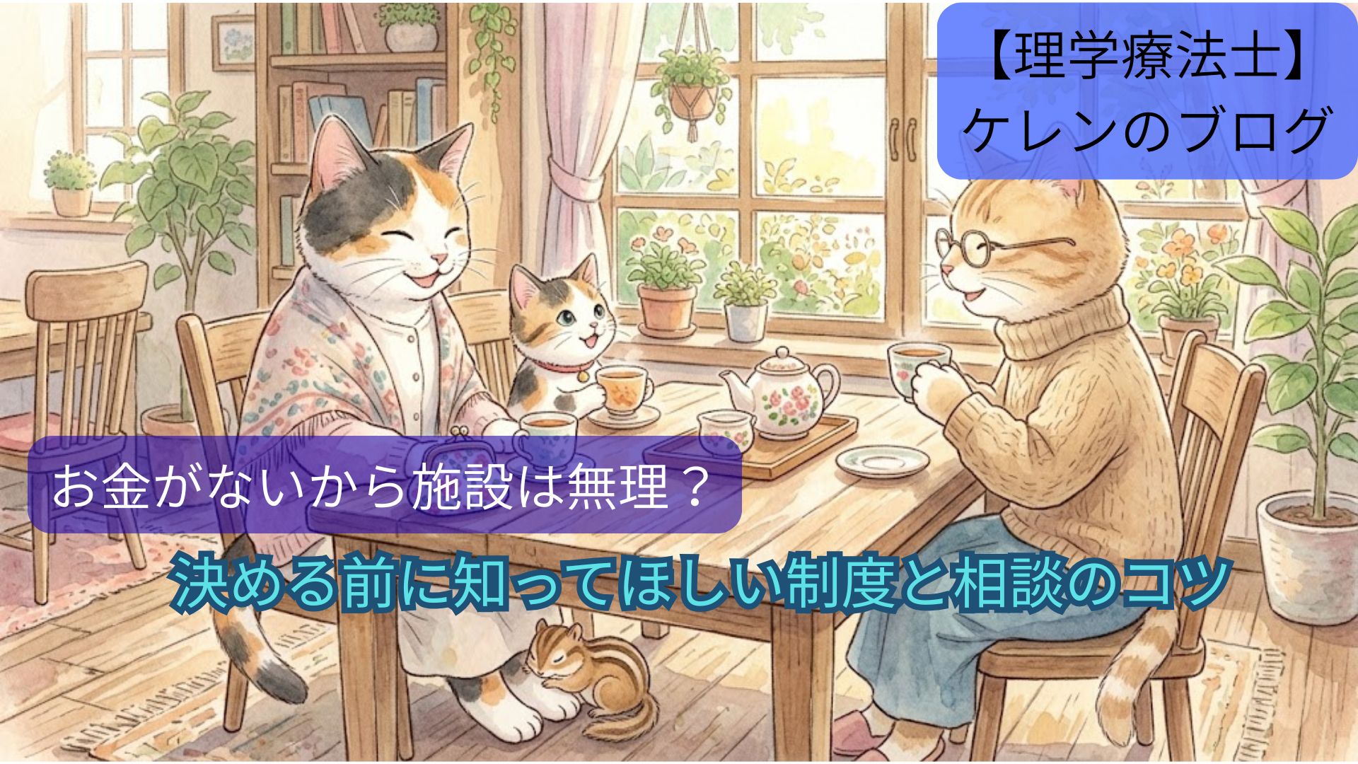 お金がないから施設は無理？と決める前に